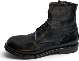 Lemargo Rigel Veterlaars - Heren - Veterlaarzen - Zwart - 42 EU - Leer - Schoenen