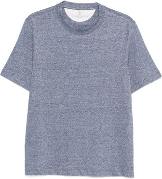 Brunello Cucinelli Linen Blend T-Shirt-Uomo