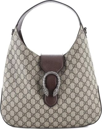 Gucci Dionysus GG Coated Canvas Medium hobo bag - Bruin