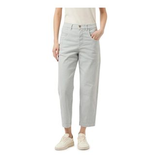 Eleventy Pantalone Denim Pinces - female - Eleventy - Loose Fit Jeans - Blue - M - Jeans