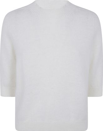 Nuur Sweater Short Sleeves Round Neck Boxi