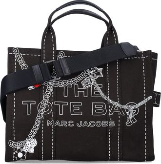 Marc Jacobs The Trompe L Oeil Charm Medium Tote Bag