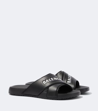 Balenciaga Sporty Pool slides