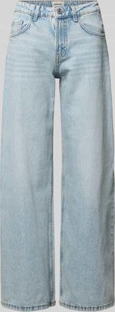 Stefanel Wide Leg Jeans im 5-Pocket-Design in Jeansblau, Gr&ouml;&szlig;e 34