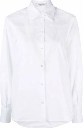 Valentino Garavani Long-Sleeve Cotton Shirt