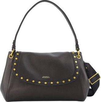 Isabel Marant Chany M Schoudertas - Dames - Tassen - Zwart - Maat: ONE Size Leer