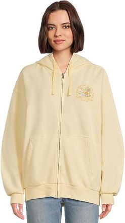 Salty Crew Surf Club Zip Hoodie Womens Sweatshirt Butter Cream : XS, Cotton/Fleece/Polyester