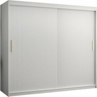 Mirjan24 Armario Hartford 400, Blanco, 200x200x62cm, Puertas De Armario: Correderas, N&uacute;mero De Estantes: 0