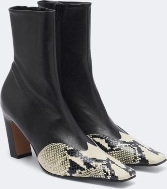Khaite Botines Nevada de piel