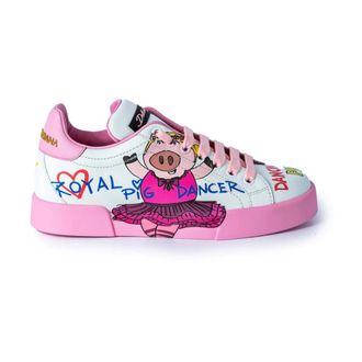 Dolce & Gabbana Sneakers, female, Multicolor, Size: 6 US Portofino Royal Pig Sneakers