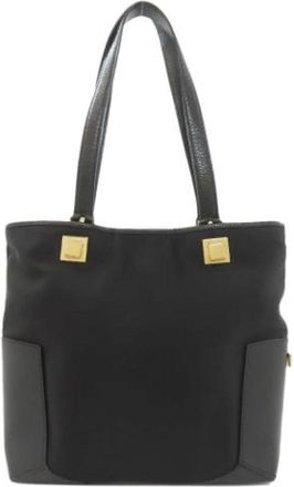 Ferragamo Pre-owned Nylon Schoudertas - Dames - Vintage Shopper - Zwart - ONE Size - Nylon - Vintage