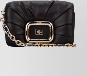 Roger Vivier lamb leather crossbody bag
