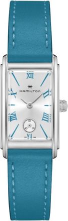 Hamilton American Classic Ardmore Small Silver Dial Leather Strap Womens Watch H11221650