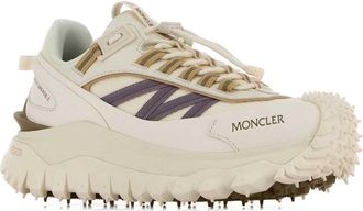 Moncler Womens White Fabric Trailgrip Sneakers 035