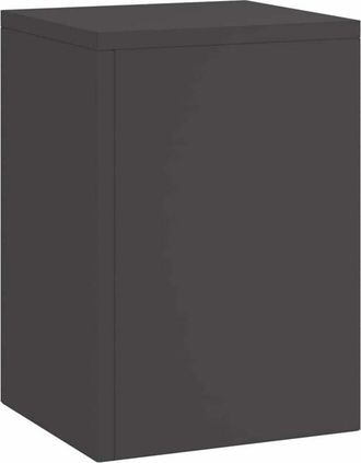 vidaXL Vidaxl - Soportes Para Plantas 3 Pcs Negro 24 X 24 X 75 Cm Acero