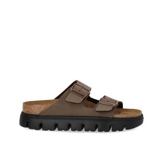 Birkenstock Arizona Chunky Smalle Pasvorm - Dames - Sandalen - Bruin - 38 EU - Leer - Schoenen