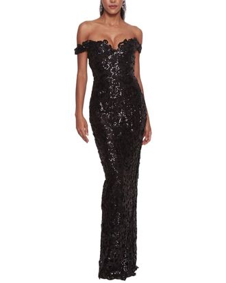 Marchesa Sequin Column Gown