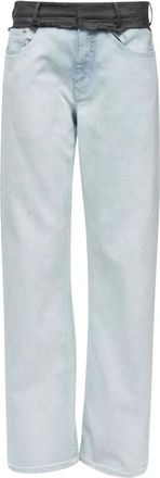 Maison Margiela Tailored broek met vijf zakken - Dames - Regular Fit Jeans - Blauw - W28 - Katoen - Jeans
