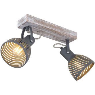 Globo Lighting Faretto - Mori - bianco - legno - faretto a superficie - - Globo