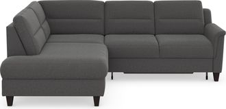Sit&more Ecksofa »Farö L-Form« inklusive Federkern, wahlweise mit Bettfunktion und Bettkasten
