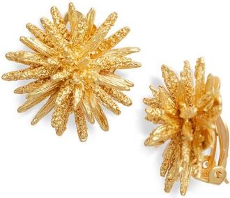 Karine Sultan Statement Clip-On Earrings in Gold at Nordstrom