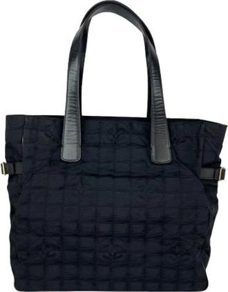 Chanel Pre-owned Nylon Travel Tote - Dames - Vintage Shopper - Zwart - ONE Size - Nylon - Vintage