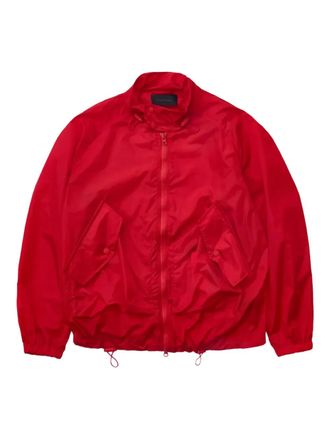 Simone Rocha zip-up bomber jacket - men - Nylon - L - Red