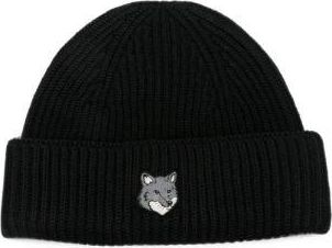 Maison Kitsun&eacute; Maison Kitsune | Fox Head Large Beanie