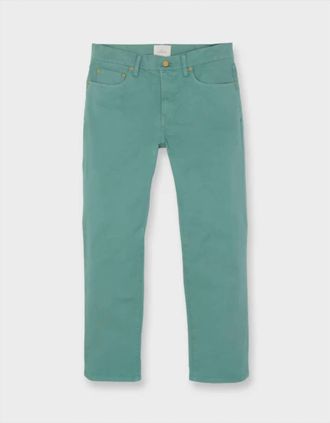 Sid Mashburn Mens Slim Straight 5 Pocket Pants In Lovat