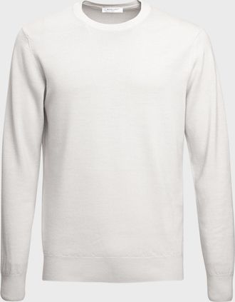 Boglioli Men & apos;s Garment-Dyed Wool Sweater