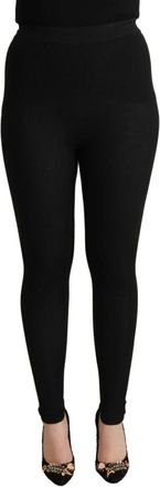 Dolce & Gabbana Leggings - Dames - Leggings - Zwart - S - Nylon - Broeken