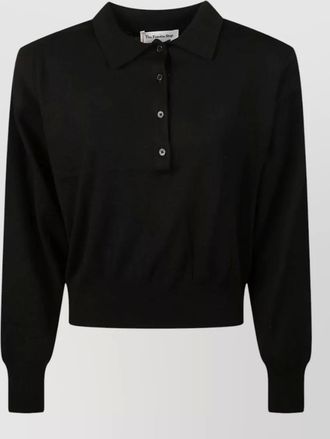 Frankie Shop wool-blend polo jumper