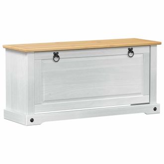 vidaXL Armario Zapatero Corona 99 X 32 X 49 Cm Madera De Pino Macizo Vidaxl