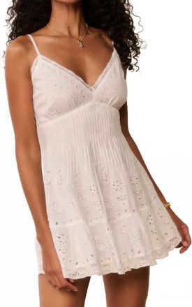 LoveShackFancy Azar Dress In White