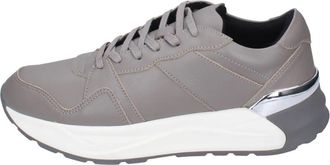 Liu Jo Big 05 Sneaker - Heren - Sneakers - Grijs - 42 EU - Leer - Schoenen