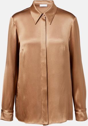 Gabriela Hearst Cruz silk satin shirt