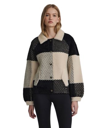 NVLT Womens Eyelash Bomber Coatigan