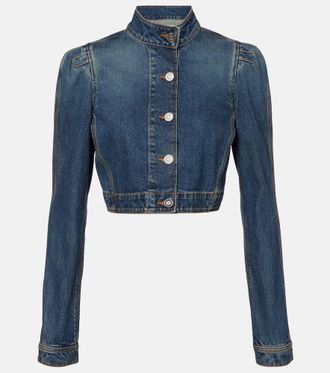 Alaia Alaïa Cropped denim jacket