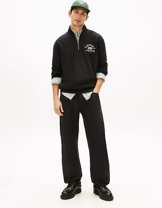 Tommy Hilfiger Mens Tommy Jeans Relaxed Carpenter Pant - Black - XXL