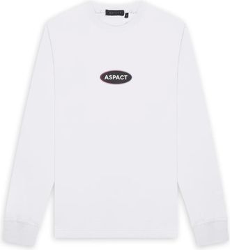 Aspact Vertex LS Tee - - Tops - Uomo - Bianco - 2XL