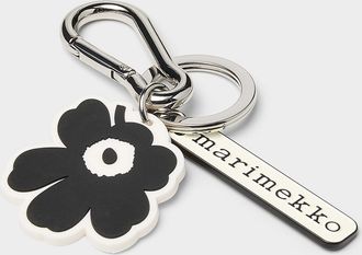 Marimekko Womens Aallokas Unikko charm keychain
