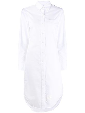 Thom Browne Chemisier al ginocchio - Bianco