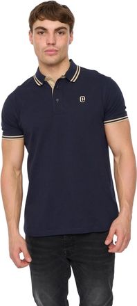 Crosshatch Mannen Mackerby Polo Shirt (Marineblauw)