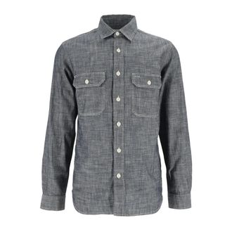 TELA GENOVA Casual Shirts - Heren - Casual Overhemden - Blauw - XL - Overhemden