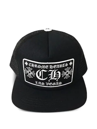 Chrome Hearts Las Vegas trucker hat - men - Cotton/Polyester - One Size - Black