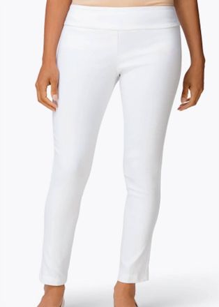Elliott Lauren Classic Pull On Ankle Pants In White
