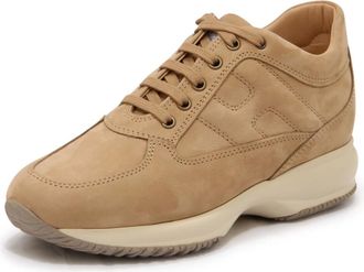 Hogan Sneakers, female, Beige, Size: 7 1/2 US Interactive Allacciato 6RN