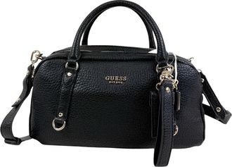 Guess Marsha Box Satchel - Dames - Handtassen - Zwart - ONE Size - Polyester - Tassen
