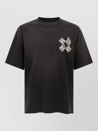 Amiri quad snake graphic short sleeve crewneck t-shirt