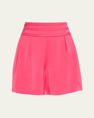 Ramy Brook Joss Satin Shorts